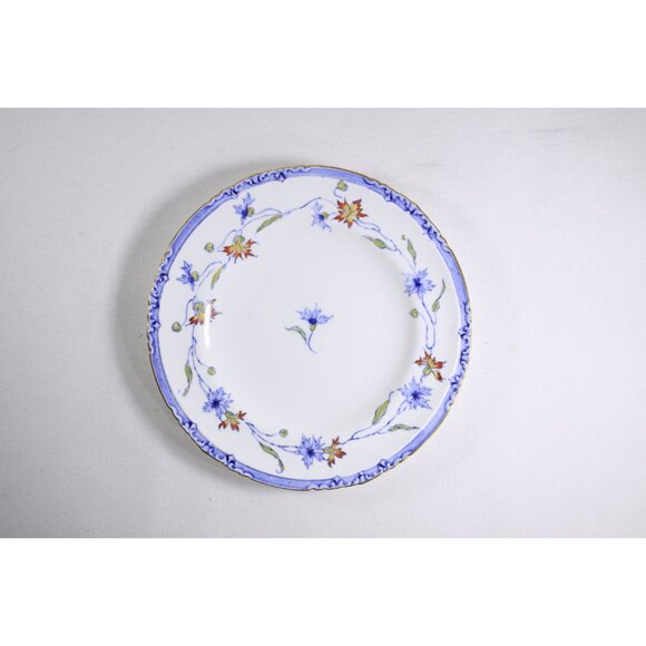 Vintage SET of 7 Royal Crown Derby cake plates, salad plates 1921 - 1940 white - Picture 4 of 10